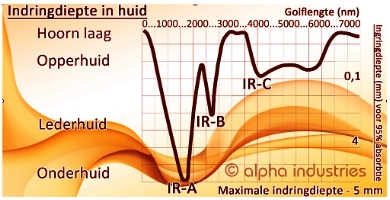 Full-spectrum infrarood grafiek