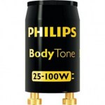 Philips Body Tone starter voor zonnebanklampen tussen 25W en 100W